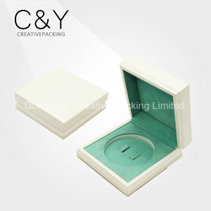 Custom Logo Couple Ring Jewellery Packaging Boxes Wooden Jewelry Box