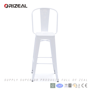 Replica Tolix Bar Stool Chair with High Backrest (OZ-IR-1008A)