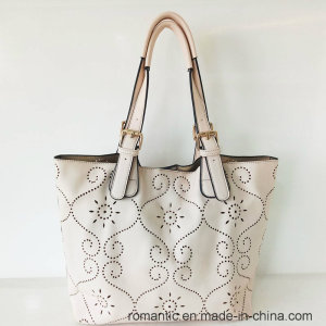 Designer Fashion Stylish Women PU Laser Handbags with Bag Set (NMDK-042701)