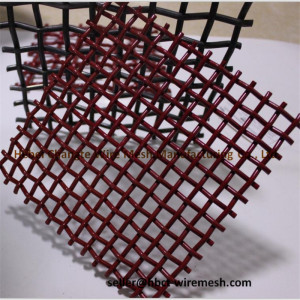 High-Carbon Steel The Flat Panel Lock Crimped Weave Wire Mesh