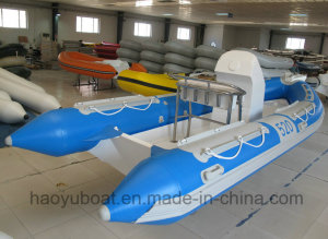 17feet Outboard Motor Boat, Rib Boat, Inflatable Boat Rigid Hull Boat Fishing Boat for Sale
